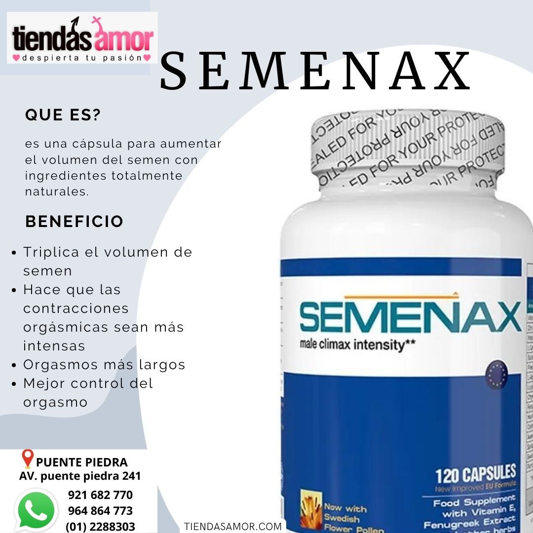 SEMENAX PASTILLAS PARA INCREMENTAR EL SEMEN